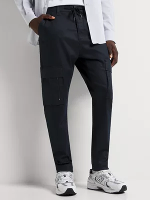 Relay Jeans Men's Coated Knit Utility Indigo Jogger