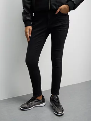 Redbat Women's High Super Skinny Black Jeans 