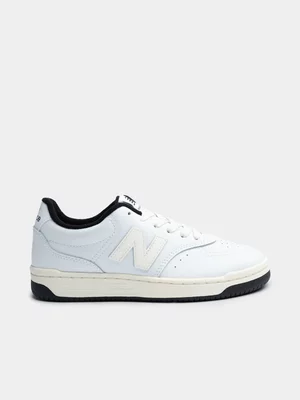 Junior New Balance GSB80 White/Black Sneaker