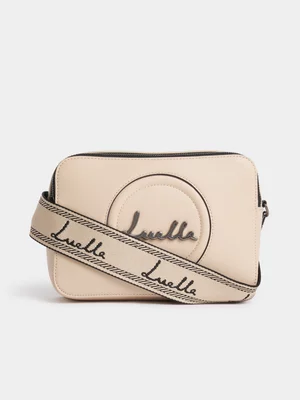 Luella Applique Double Zip Crossbody Bag