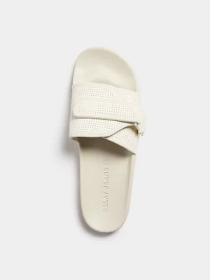 Relay Jeans Men's Strap Ecru Slides