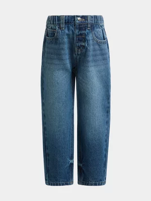 Exact Younger Boy's Mid Wash Loose Fit Jeans