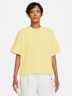 Nike Womens Sportswear Essential Yellow Boxy Tee