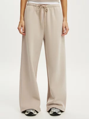 Women's Cotton on Active Plush Tie Waist Wide Leg Sweatpants