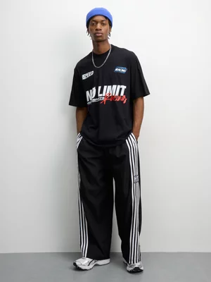 The FIX Men's Black No Limit Motosport Graphic Top