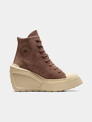Converse Women's Chuck 70 De Luxe  Brown Wedge 