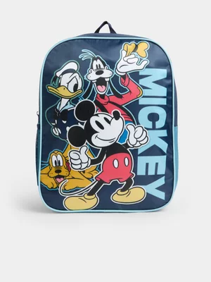 Jet Younger Boys Blue Mickey & Friends Backpack