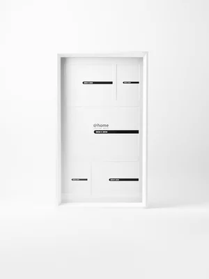 5 Window Multi Picture Frame White