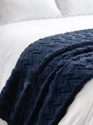 Volpes Margo Midnight Blue Blanket