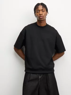 The FIX Men's Black Scuba Co-Ord  Top