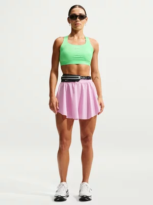 Nike Womens Swift Lightly Lined Green Sports Bra