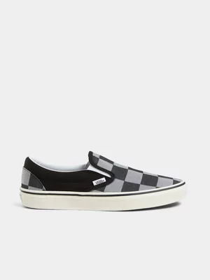 Vans Men's Slip-On Black Checkerboard Sneaker