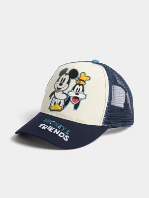 Jet Younger Boys Mickey & Friends Peak Cap