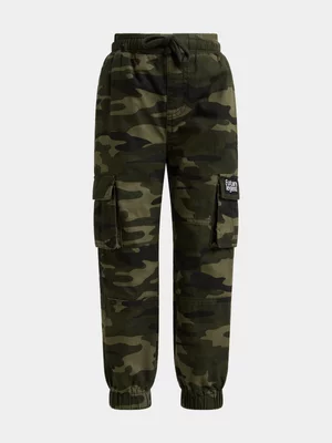 Exact Older Boy's Fatigue Camo Utility Pants