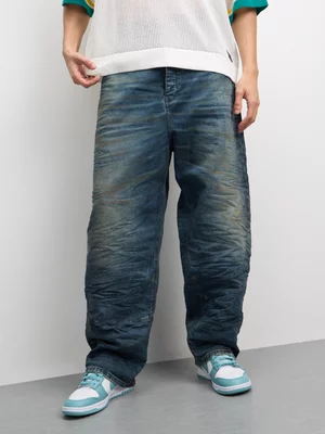 Redbat Men's Medium Blue Wide Leg Jeans