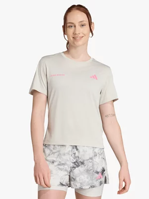 adidas Womens Own The Run Orbit Grey Melange Tee