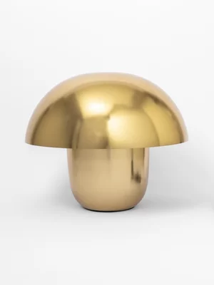 Mushroom Table Lamp Large Gold 35cm