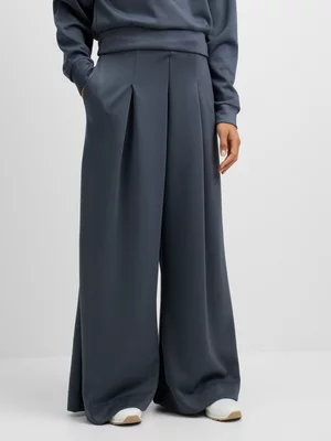 Jet Women's Blue Pleated Scuba Jogger