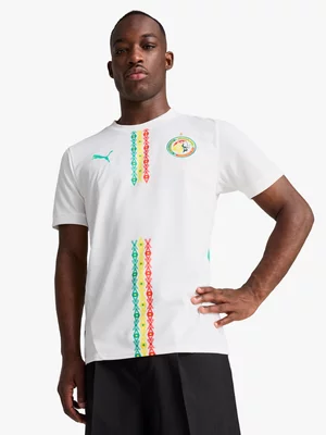 Puma Mens Senegal Home 25 White Stadium Jersey