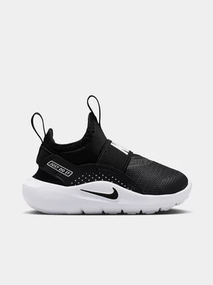 Nike Junior Infant Flex Runner 4 Black/White Running Shoes 