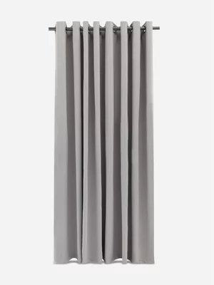Volpes Blockout Silver Eyelet Unlined Curtain