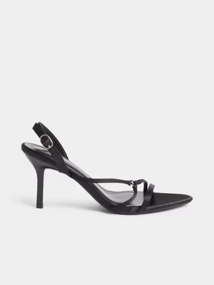 Jet Women's Black Strappy Stiletto