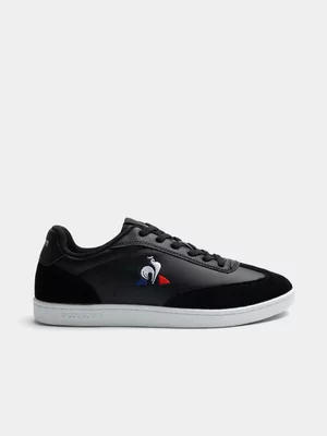 Mens Le Coq Sportif Court Vintage 11 Black/White Sneaker