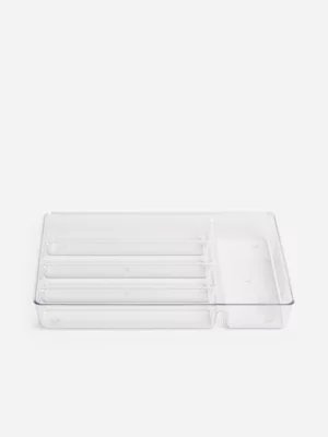 Jet Home Clear Cutlery Tray