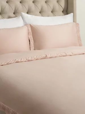 Grace Elodie 200 Thread Count Dusty Pink Duvet Cover Set