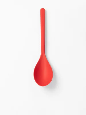 Sur La Table Silicone Solid Spoon Red