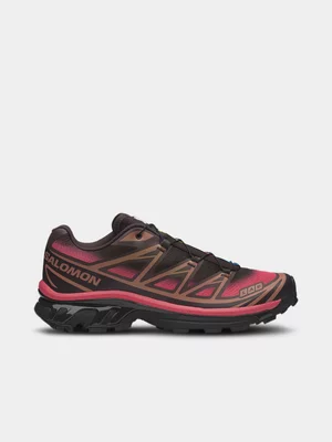 Salomon Men's XT-6 Skyline Brown/Crimson Sneaker