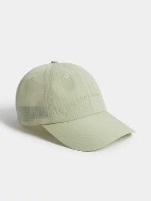 Anatomy Unisex Ripstop Logo Green Cap 