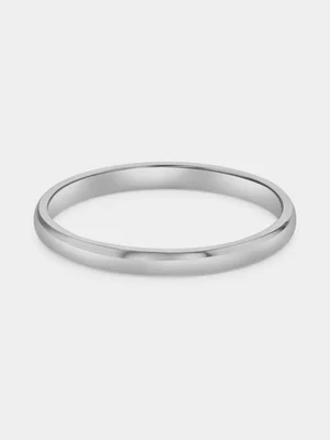 White Gold Wedding Band