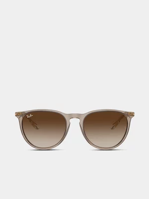 Ray-Ban Brown  ERIKA  Transparent 54 Sunglasses
