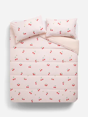 Jet Home Cherry Picked 75gsm Microfibre Comfoter