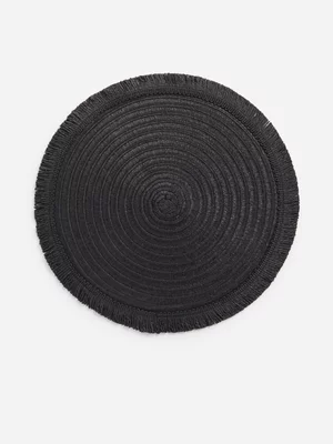 Jet Home Black Place Mats
