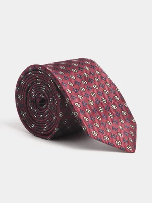 Markham Men's Classic Burgundy Tie 