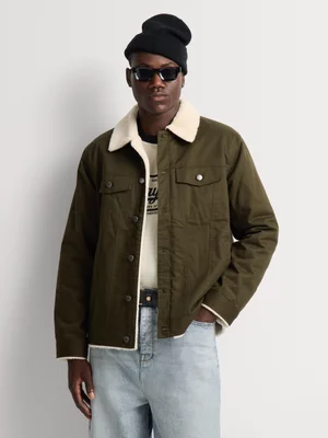 Markham Men's Regular Fit Fatigue Trucker Jacket