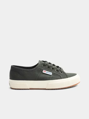 Women's Superga 2750 Cotu Class Canvas Green/White Sneaker