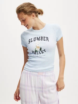 Women's Cotton On Multicolour Pointelle Sleep T-shirt