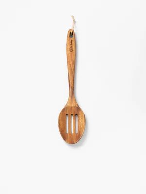 Sur La Table Acacia Wood Slotted Spoon