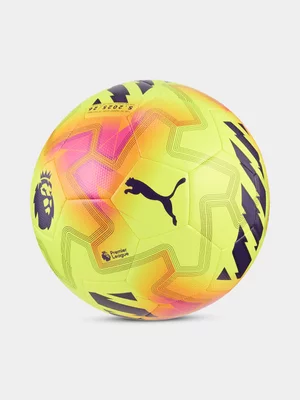 Puma Orbita Cup Premier League Lights Yellow Soccer Ball