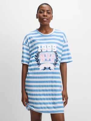 Jet Women’s White & Blue 1996 NYC Sleepshirt