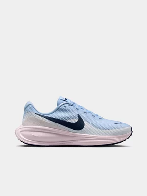 Nike Womens Revolution 8 Blue/White Running Shoes 