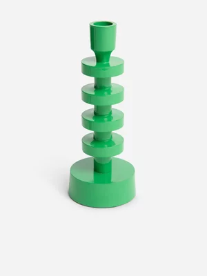 Canvas Enameled Candle Holder