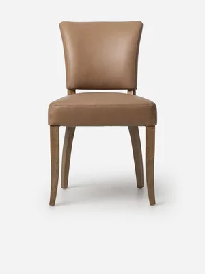 Mimi Dining Chair Leather Taupe