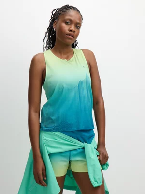 TS Womens Zenith Race Day Gradient All Over Print Vest