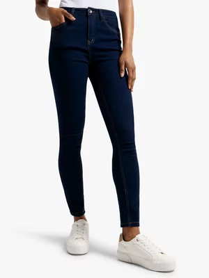 Jet Women's Regular Dark Blue Skinny Denim Jeans