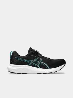 Mens Asics Gel-Contend 9 Black/Wave Teal Running Shoes 