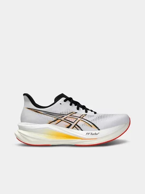 ASICS Mens Sonicblast 2 White/Stadium Orange Running Shoes